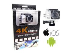 Camera Video Sport, 4K Ultra HD, Wifi, unghi 170 grade, senzor 16mp